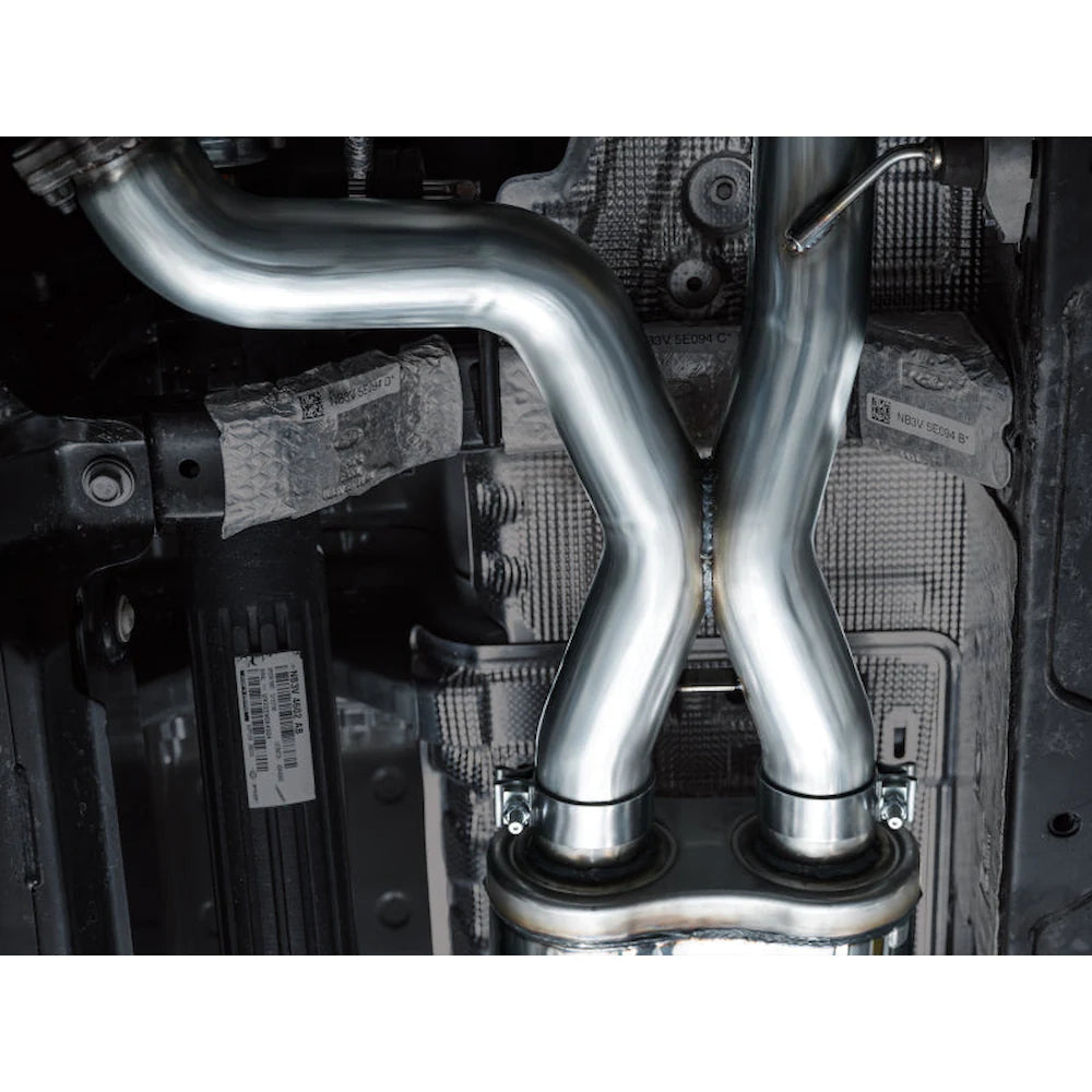 AWE Tuning 22-24 Ford Bronco Raptor 4WD Dual BashGuards Cat-Back SwitchPath Exhaust - product view 21 - AWE part 3025-31327