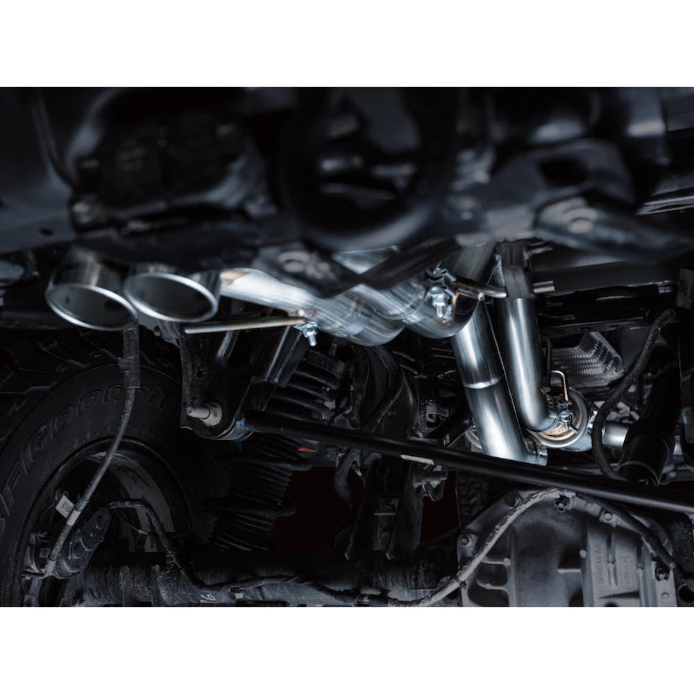 AWE Tuning 22-24 Ford Bronco Raptor 4WD Dual BashGuards Cat-Back SwitchPath Exhaust - product view 22 - AWE part 3025-31327