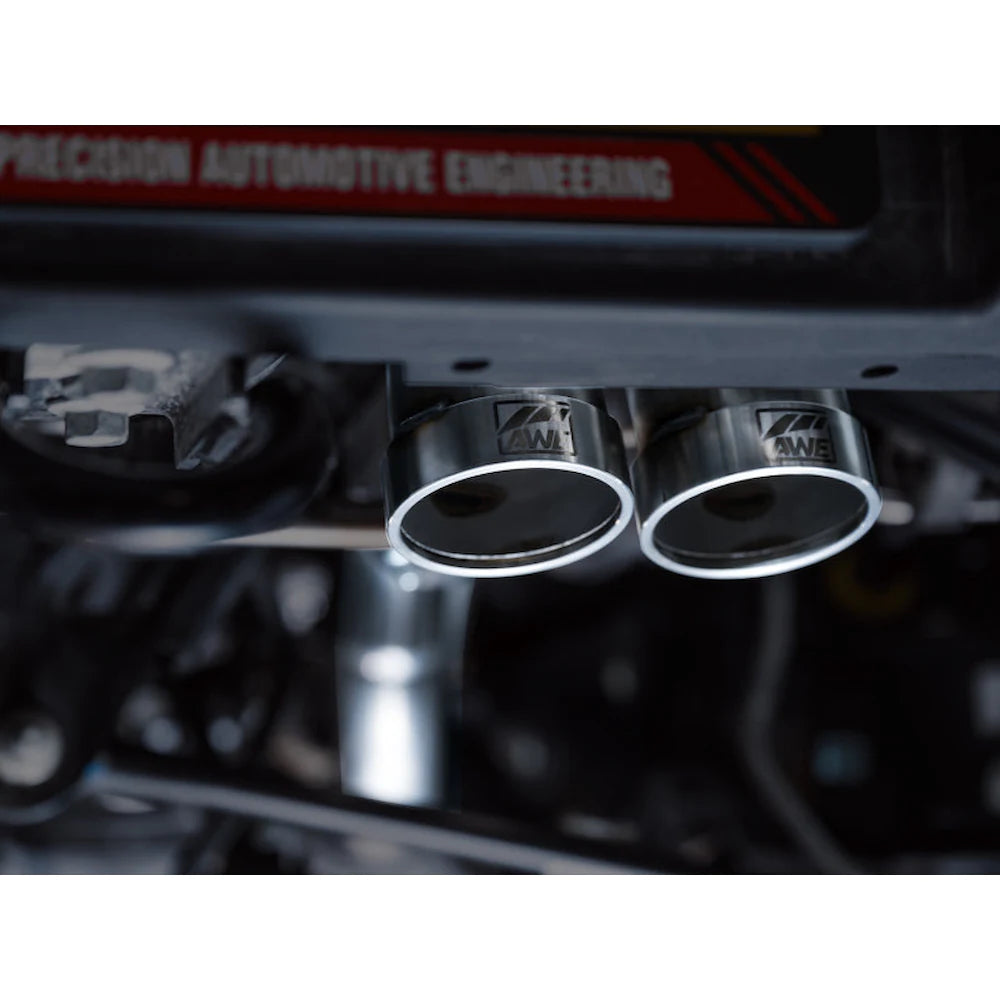 AWE Tuning 22-24 Ford Bronco Raptor 4WD Dual BashGuards Cat-Back SwitchPath Exhaust - product view 23 - AWE part 3025-31327