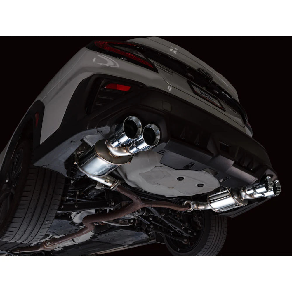 AWE Tuning 22-25 Subaru VB WRX Touring Edition Axle-Back Exhaust - Chrome Silver Tips - product view 6 - AWE part 3015-42424
