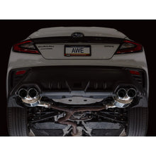 Load image into Gallery viewer, AWE Tuning 22-25 Subaru VB WRX Touring Edition Axle-Back Exhaust - Chrome Silver Tips - product view 10 - AWE part 3015-42424