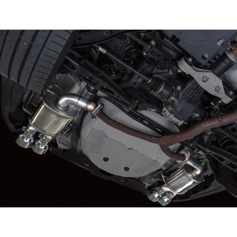 AWE Tuning 22-25 Subaru VB WRX Touring Edition Axle-Back Exhaust - Chrome Silver Tips - product view 11 - AWE part 3015-42424