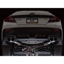 Load image into Gallery viewer, AWE Tuning 22-25 Subaru VB WRX Track Edition Axle-Back Exhaust - Chrome Silver Tips - product view 8 - AWE part 3020-42424