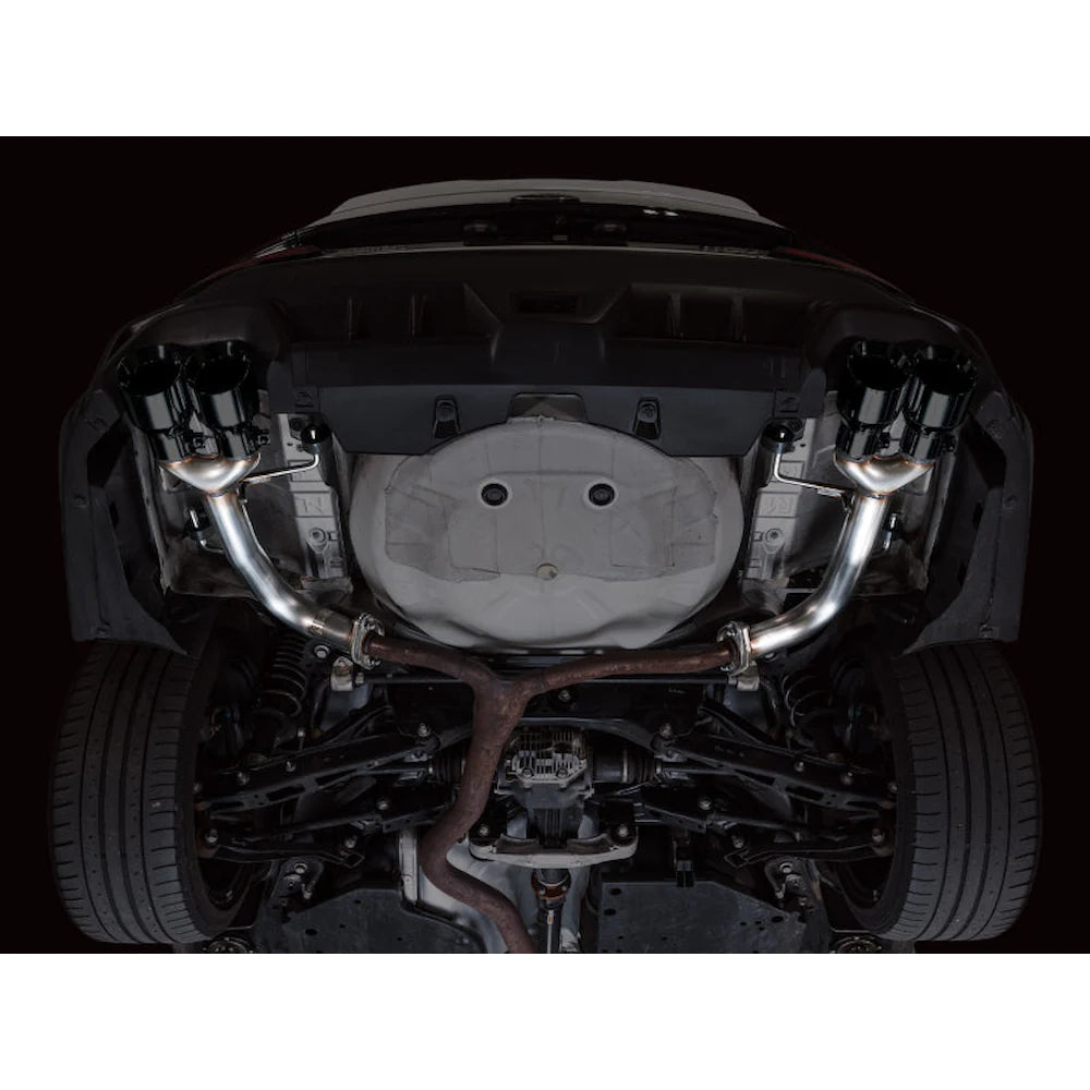 AWE Tuning 22-25 Subaru VB WRX Track Edition Axle-Back Exhaust - Diamond Black Tips - product view 9 - AWE part 3020-43424