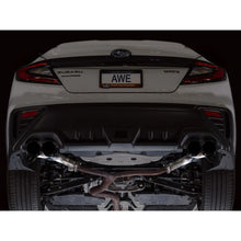 Load image into Gallery viewer, AWE Tuning 22-25 Subaru VB WRX Track Edition Axle-Back Exhaust - Diamond Black Tips - product view 11 - AWE part 3020-43424