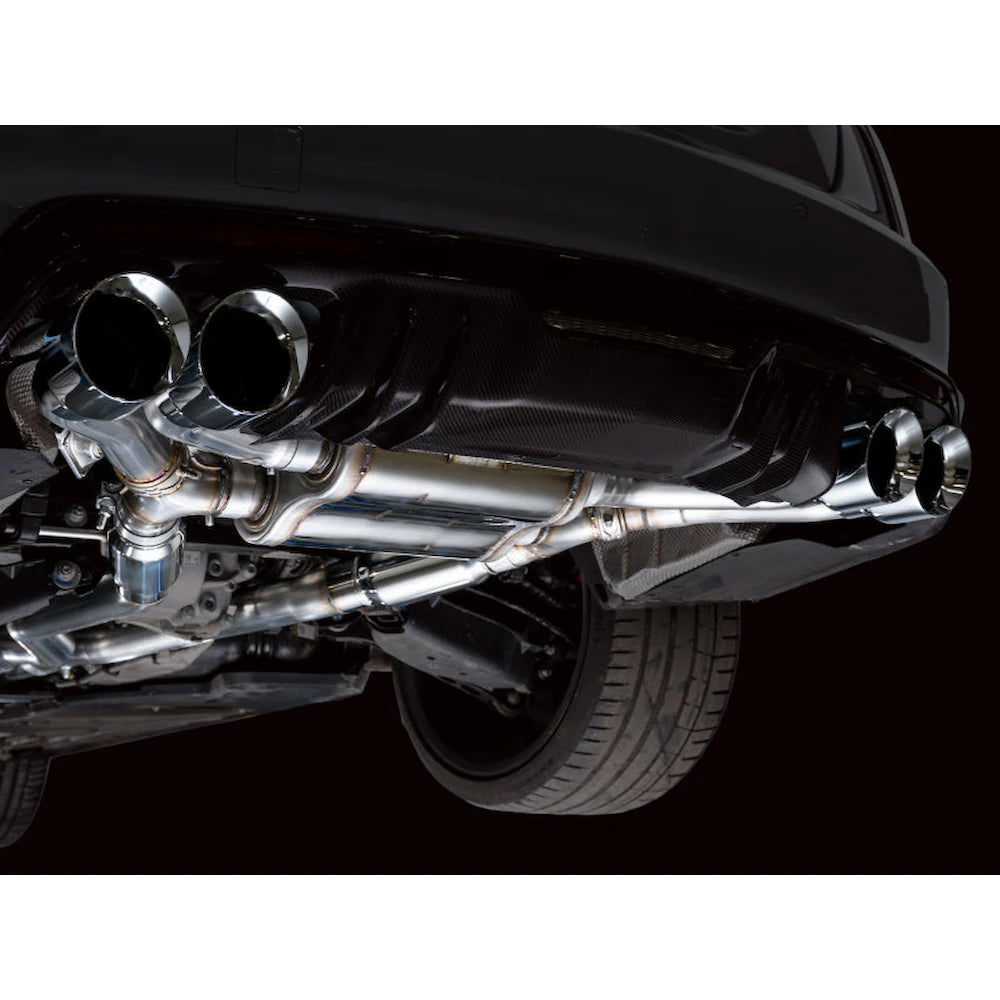 AWE Tuning 22-26 Cadillac CT5-V Blackwing SwitchPath Exhaust - Chrome Silver Tips - product view 14 - AWE part 3025-42562