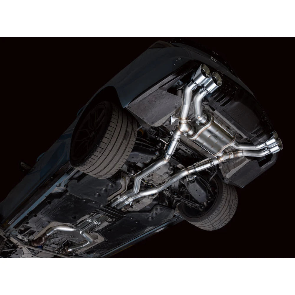 AWE Tuning 22-26 Cadillac CT5-V Blackwing SwitchPath Exhaust - Chrome Silver Tips - product view 18 - AWE part 3025-42562