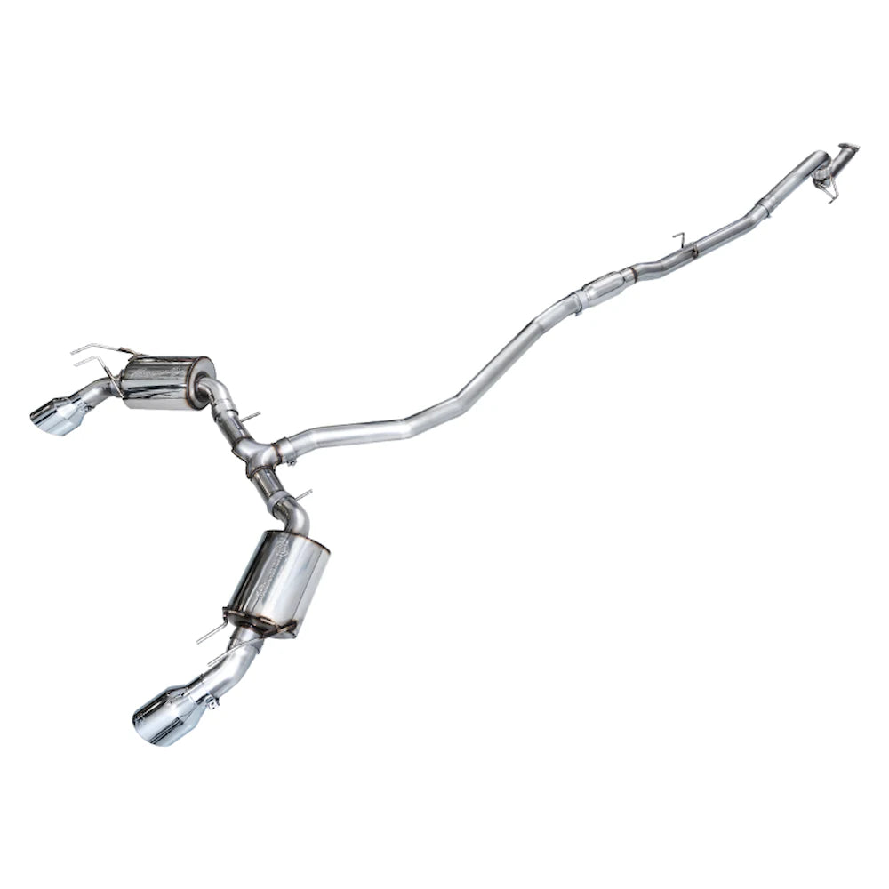 AWE Tuning 22+ Honda Civic Si/Acura Integra Touring Edition Catback Exhaust - Dual Chrome Silver Tip - AWE part 3015-32331