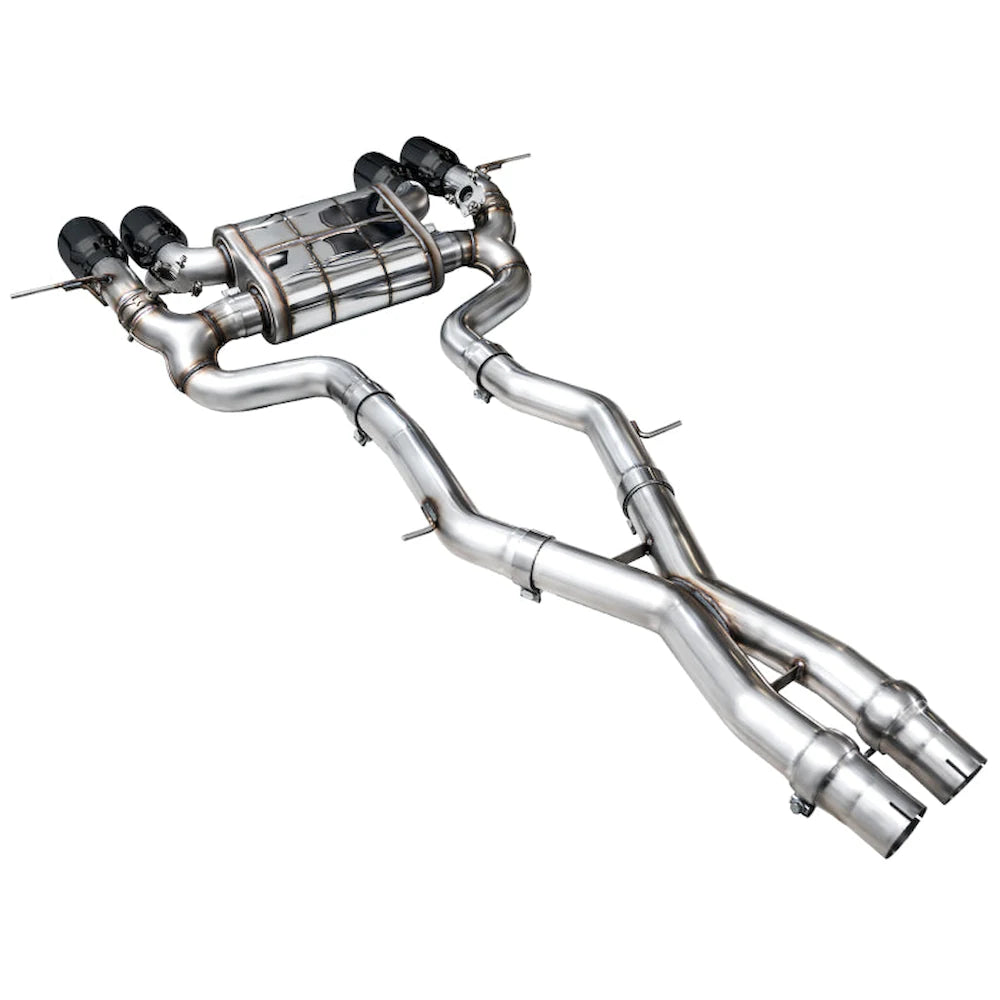 AWE Tuning 23-24 BMW G87 M2 SwitchPath Edition Exhaust - Diamond Black Tips - product view 5 - AWE part 3025-43487