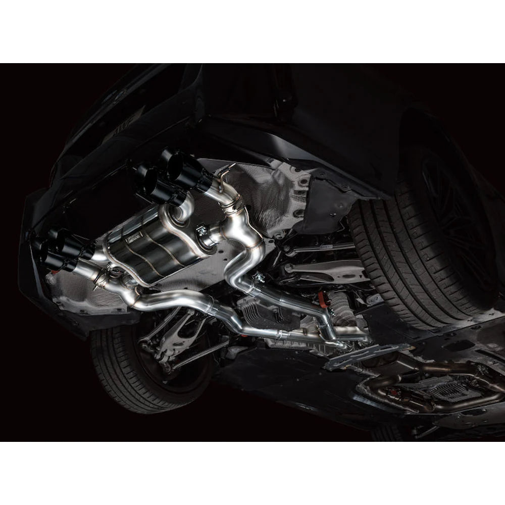 AWE Tuning 23-24 BMW G87 M2 SwitchPath Edition Exhaust - Diamond Black Tips - product view 10 - AWE part 3025-43487