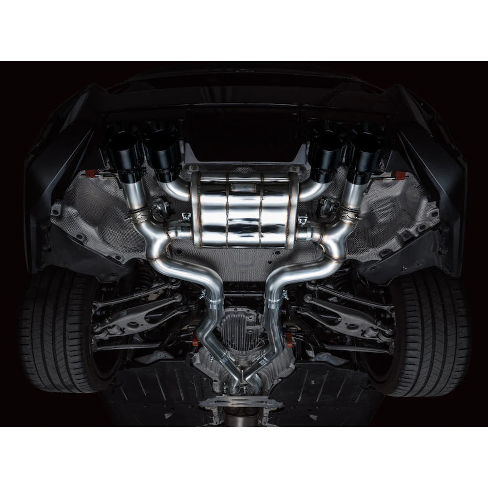 AWE Tuning 23-24 BMW G87 M2 SwitchPath Edition Exhaust - Diamond Black Tips - product view 15 - AWE part 3025-43487