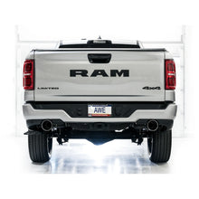 Load image into Gallery viewer, AWE 25+ RAM 1500 3.0TT 0FG Catback Touring Exhaust - Chrome Silver Tips - product view 6 - AWE part 3015-32530