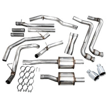 Load image into Gallery viewer, AWE 25+ RAM 1500 3.0TT 0FG Catback Touring Exhaust - Chrome Silver Tips - product view 7 - AWE part 3015-32530