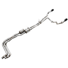 Load image into Gallery viewer, AWE 25+ RAM 1500 3.0TT 0FG Catback Touring Exhaust - Diamond Black Tips - AWE part 3015-33530