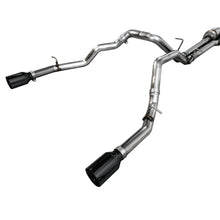 Load image into Gallery viewer, AWE 25+ RAM 1500 3.0TT 0FG Catback Touring Exhaust - Diamond Black Tips - product view 3 - AWE part 3015-33530