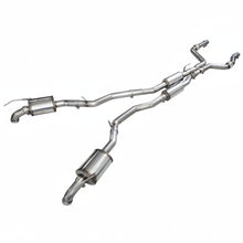 Load image into Gallery viewer, AWE 0FG dual rear exit exhaust with bash guard for Ford Explorer Tremor, image 1