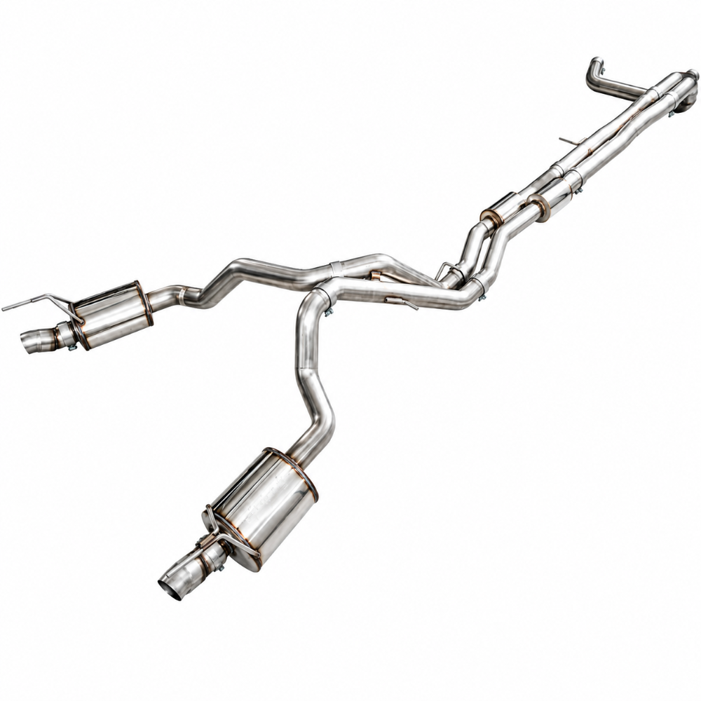 AWE Tuning AWE3015-31222 Escalade ESV 0FG Dual Exit Exhaust Reuses OE Tips