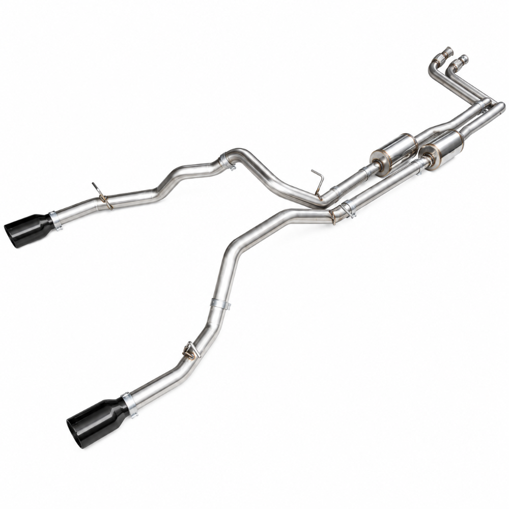 AWE 3015-33531 RAM 1500 Rebel 0FG cat-back exhaust with Diamond Black tips
