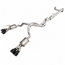 Load image into Gallery viewer, AWE Tuning AWE3015-43222 Escalade ESV 0FG Dual Exit Exhaust Diamond Black Tips