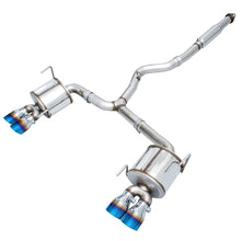 Load image into Gallery viewer, AWE Touring Edition Exhaust Vapor Blue Quad Tips for 2012-2014 Subaru WRX STI