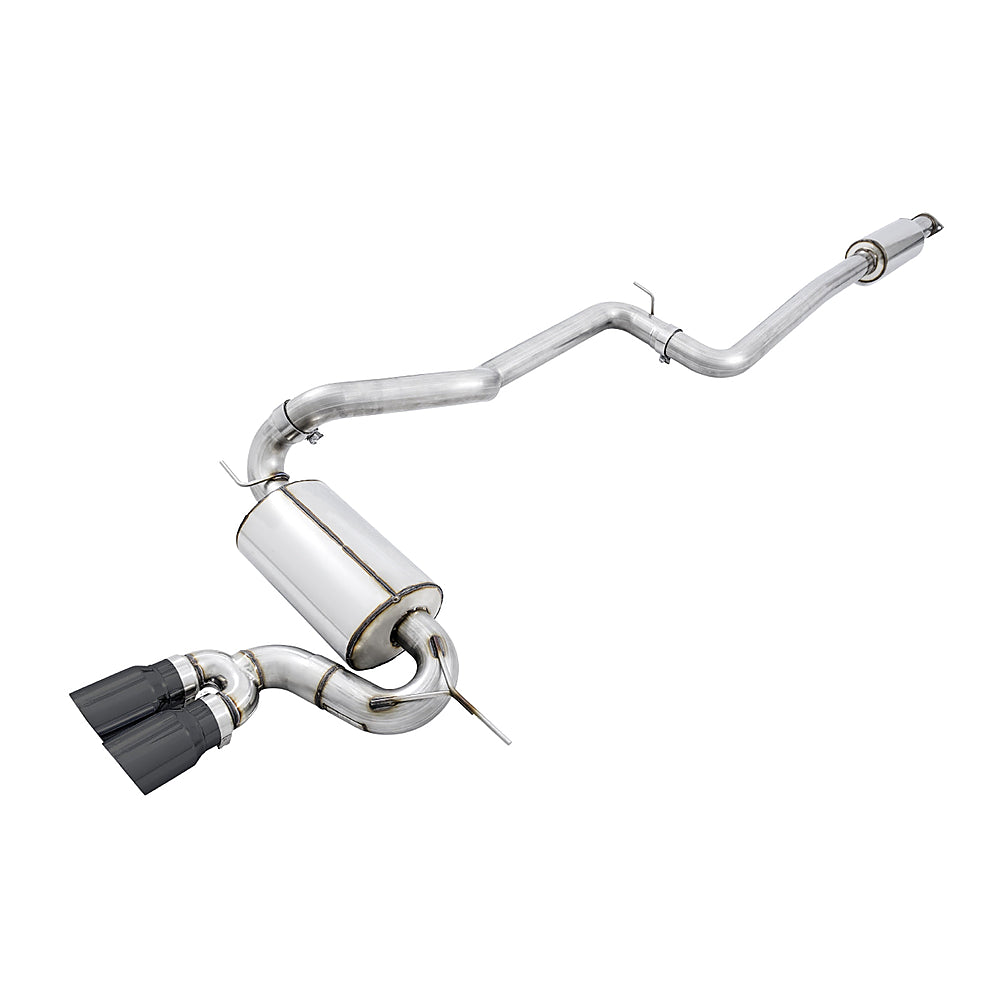 AWE 3020-33040 resonated Touring cat-back exhaust with Diamond Black tips