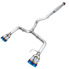 Load image into Gallery viewer, AWE Track Edition Exhaust Vapor Blue Quad Tips for 2012-2014 Subaru WRX STI Sedan