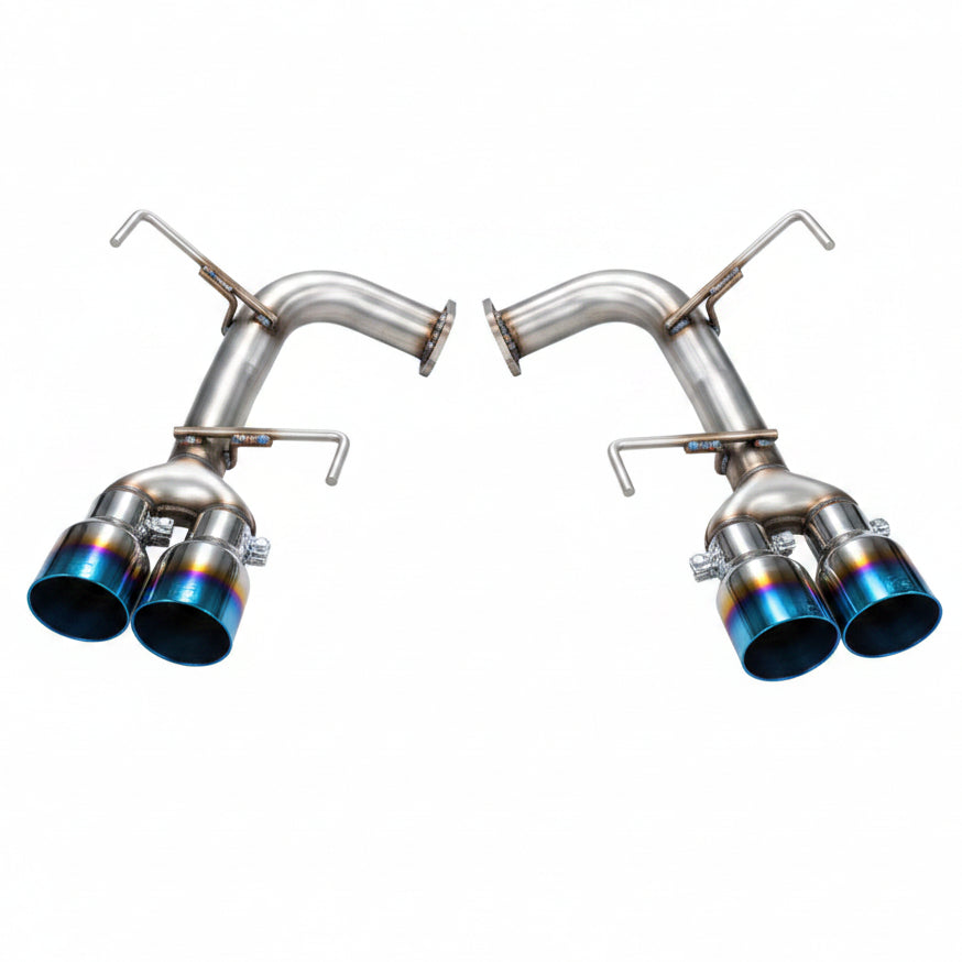 AWE Track Edition Axle-Back Exhaust Vapor Blue Tips for 2022-2026 Subaru WRX