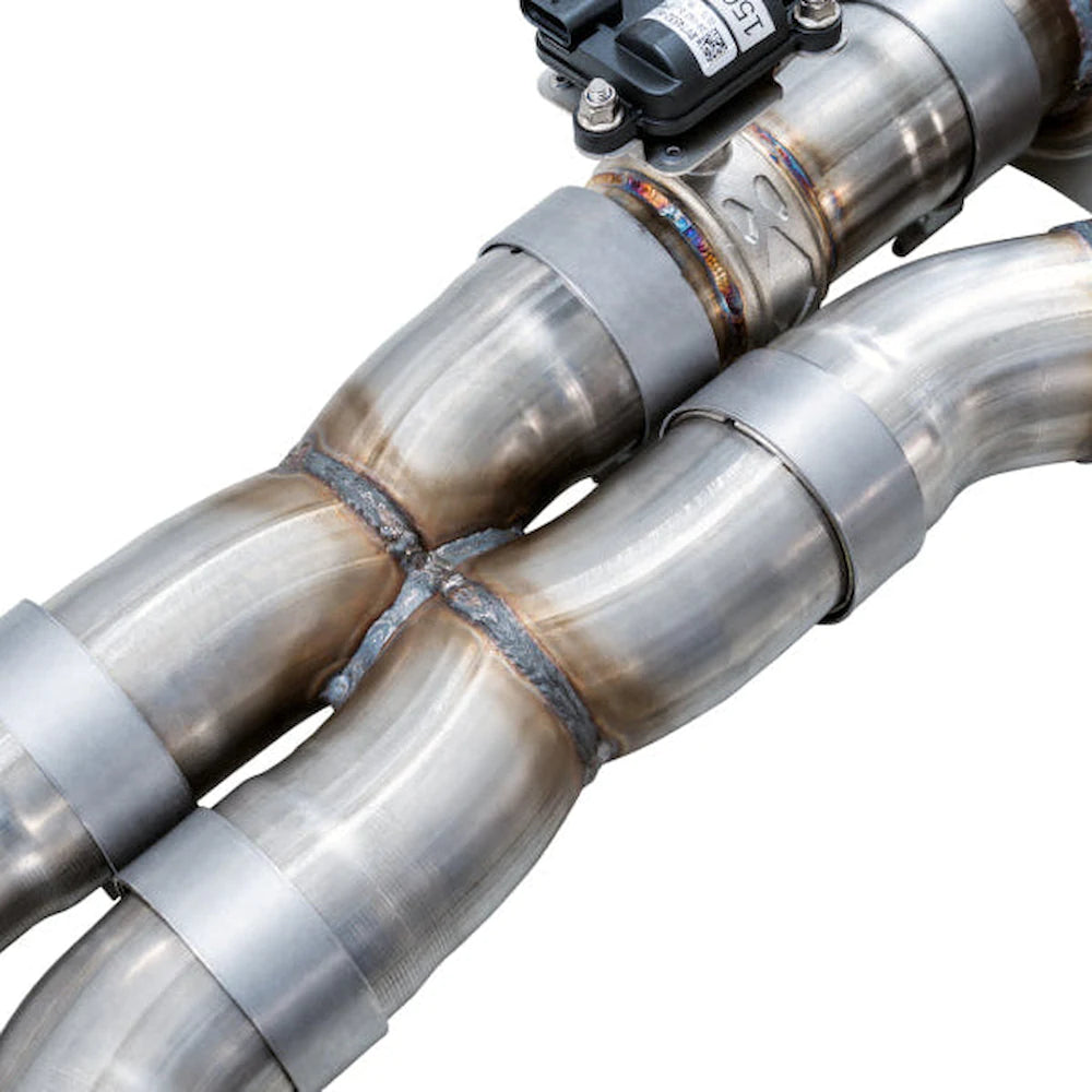 AWE 2024+ Ford Ranger Raptor 3.0L Switchpath Cat-Back Exhaust - Diamond Black Tips - product view 9 - AWE part 3025-33306