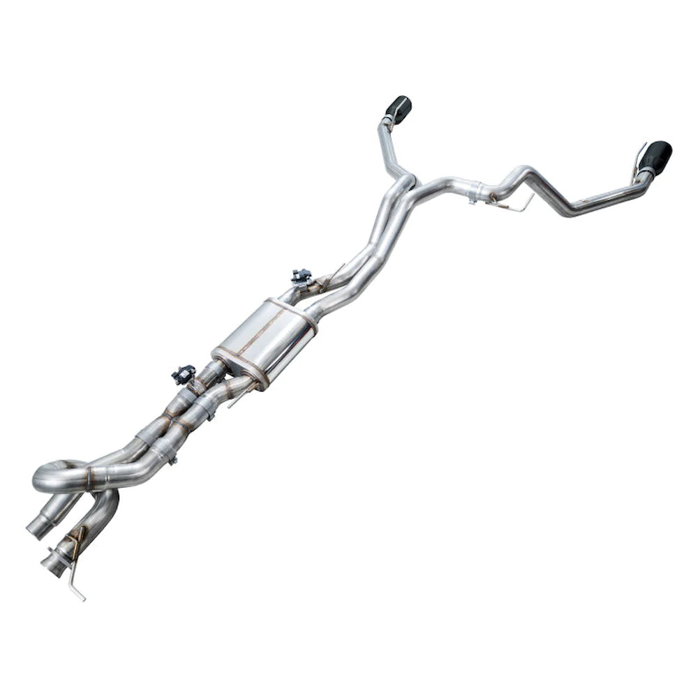 AWE 2024+ Ford Ranger Raptor 3.0L Switchpath Cat-Back Exhaust - Diamond Black Tips - product view 11 - AWE part 3025-33306