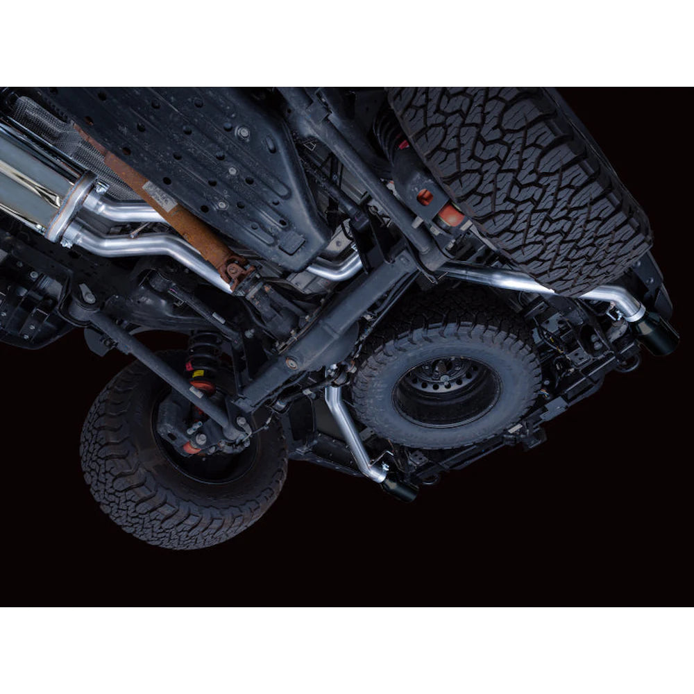 AWE 2024+ Ford Ranger Raptor 3.0L Switchpath Cat-Back Exhaust - Diamond Black Tips - product view 15 - AWE part 3025-33306
