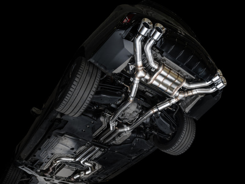 AWE SwitchPath tubing and 180 Technology resonators under CT4-V Blackwing - Mounted