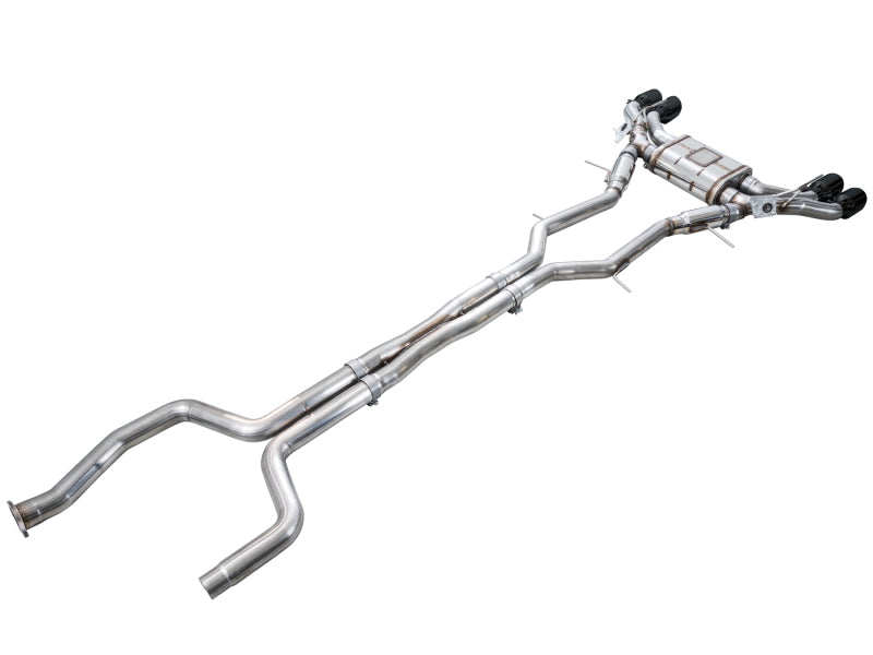 AWE 3025-43562 stainless steel exhaust pipe and valve section