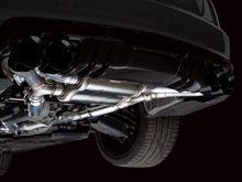 Load image into Gallery viewer, AWE SwitchPath rear mufflers and exhaust piping installed beneath the vehicle
