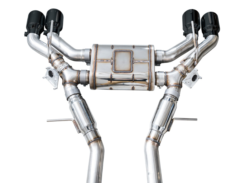 AWE 3025-43562 SwitchPath rear muffler and valve assembly