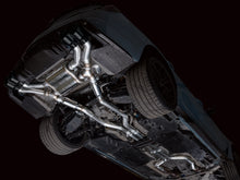 Load image into Gallery viewer, AWE 3025-43562 X-pipe and mid-pipes mounted beneath the vehicle
