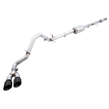 Load image into Gallery viewer, AWE Tuning 4th Gen GM 1500 5.3L 0FG Catback Dual Side Exit (Flat Bumper) - Diamond Tips - AWE part 3015-23208