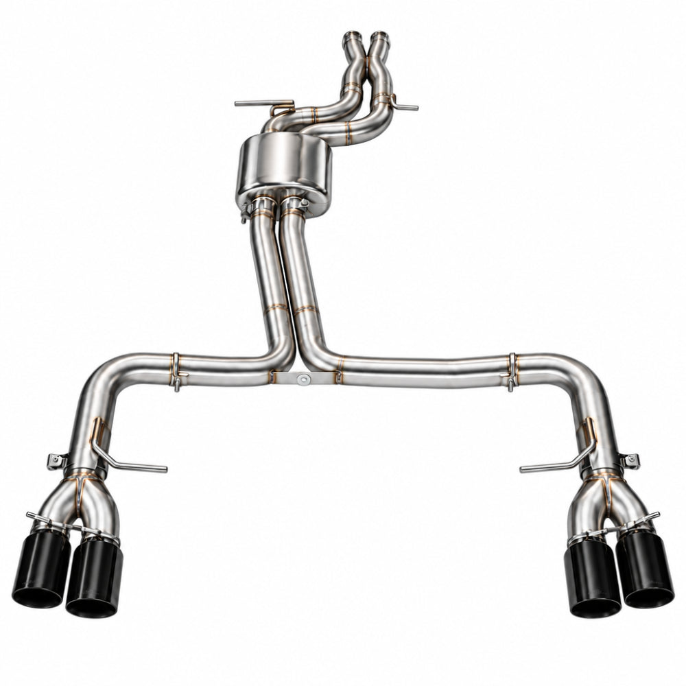 AWE Tuning Audi 8V S3 SwitchPath Exhaust w/Diamond Black Tips 102mm - AWE part 3025-43072
