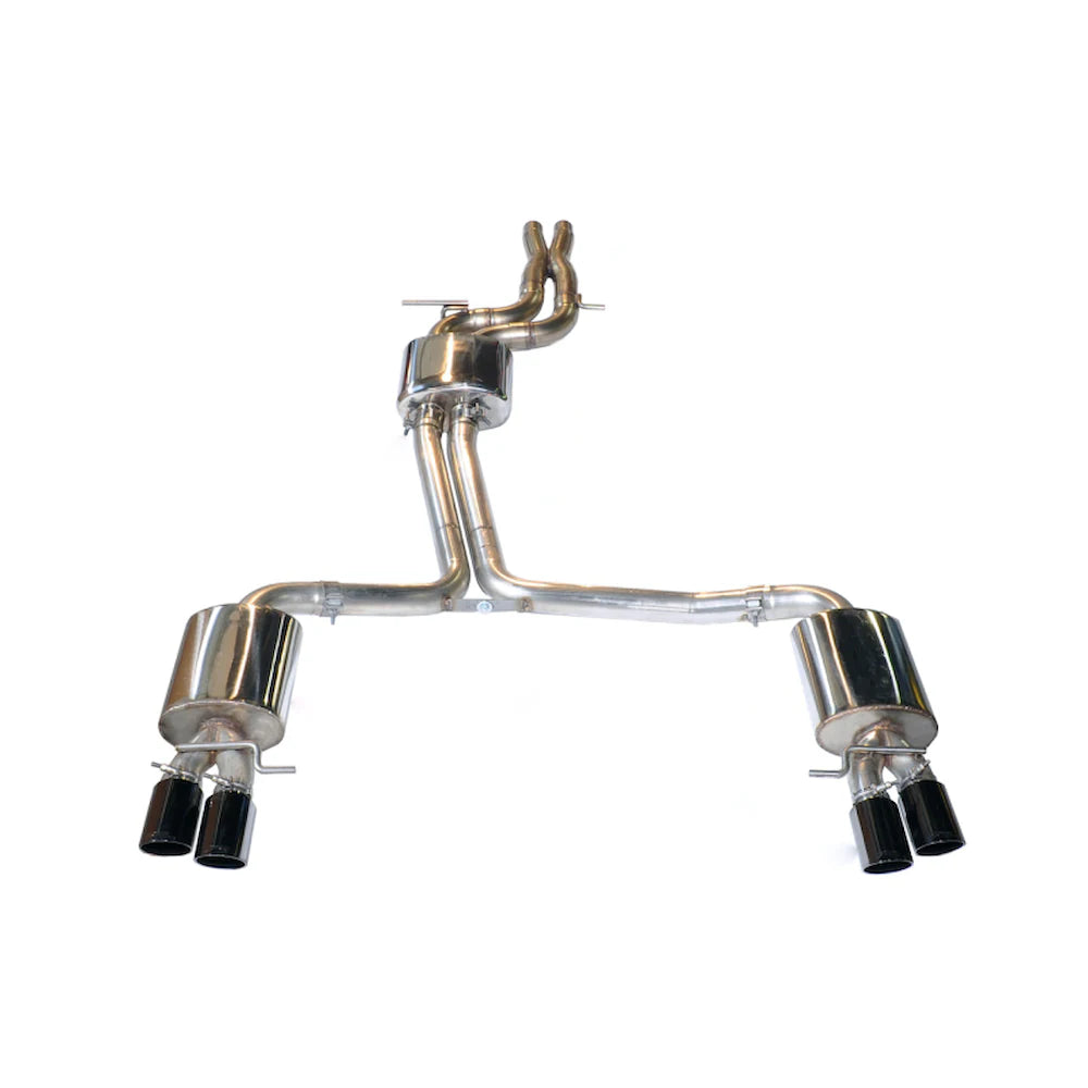 AWE Tuning Audi B8.5 S5 3.0T Touring Edition Exhaust System - Diamond Black Tips (90mm) - AWE part 3015-43030