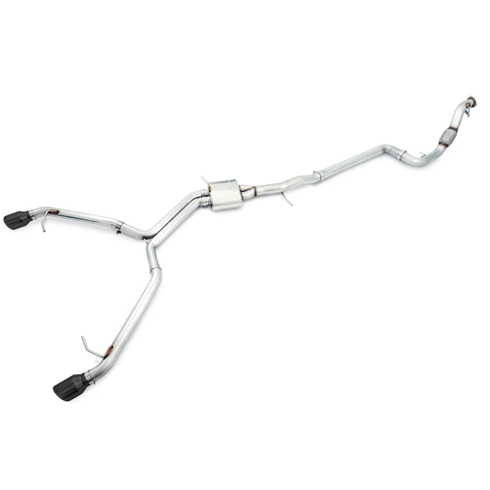 AWE Tuning Audi B9 A5 Track Edition Exhaust Dual Outlet - Diamond Black Tips (Includes - product view 3 - AWE part 3020-33034