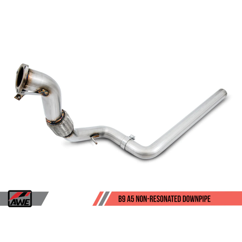 AWE Tuning Audi B9 A5 Track Edition Exhaust Dual Outlet - Diamond Black Tips (Includes - product view 5 - AWE part 3020-33034