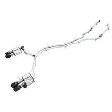 Load image into Gallery viewer, AWE Tuning Audi B9 S5 Sportback Track Edition Exhaust - Non-Resonated (Black 102mm Tips) - AWE part 3010-43062