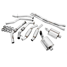 Load image into Gallery viewer, AWE Tuning Audi B9 SQ5 Non-Resonated Touring Edition Cat-Back Exhaust - No Tips (Turn - product view 3 - AWE part 3020-31022
