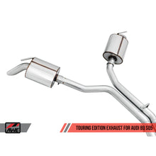 Load image into Gallery viewer, AWE Tuning Audi B9 SQ5 Non-Resonated Touring Edition Cat-Back Exhaust - No Tips (Turn - product view 8 - AWE part 3020-31022