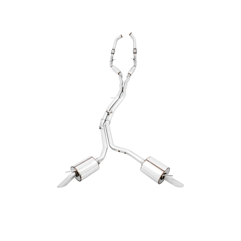 AWE Tuning Audi B9 SQ5 Resonated Touring Edition Cat-Back Exhaust - No Tips (Turn Downs) - AWE part 3015-31016