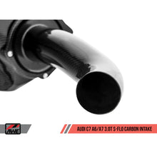 Load image into Gallery viewer, AWE Tuning Audi C7 A6 / A7 3.0T S-FLO Carbon Intake V2 - product view 2 - AWE part 2660-15022