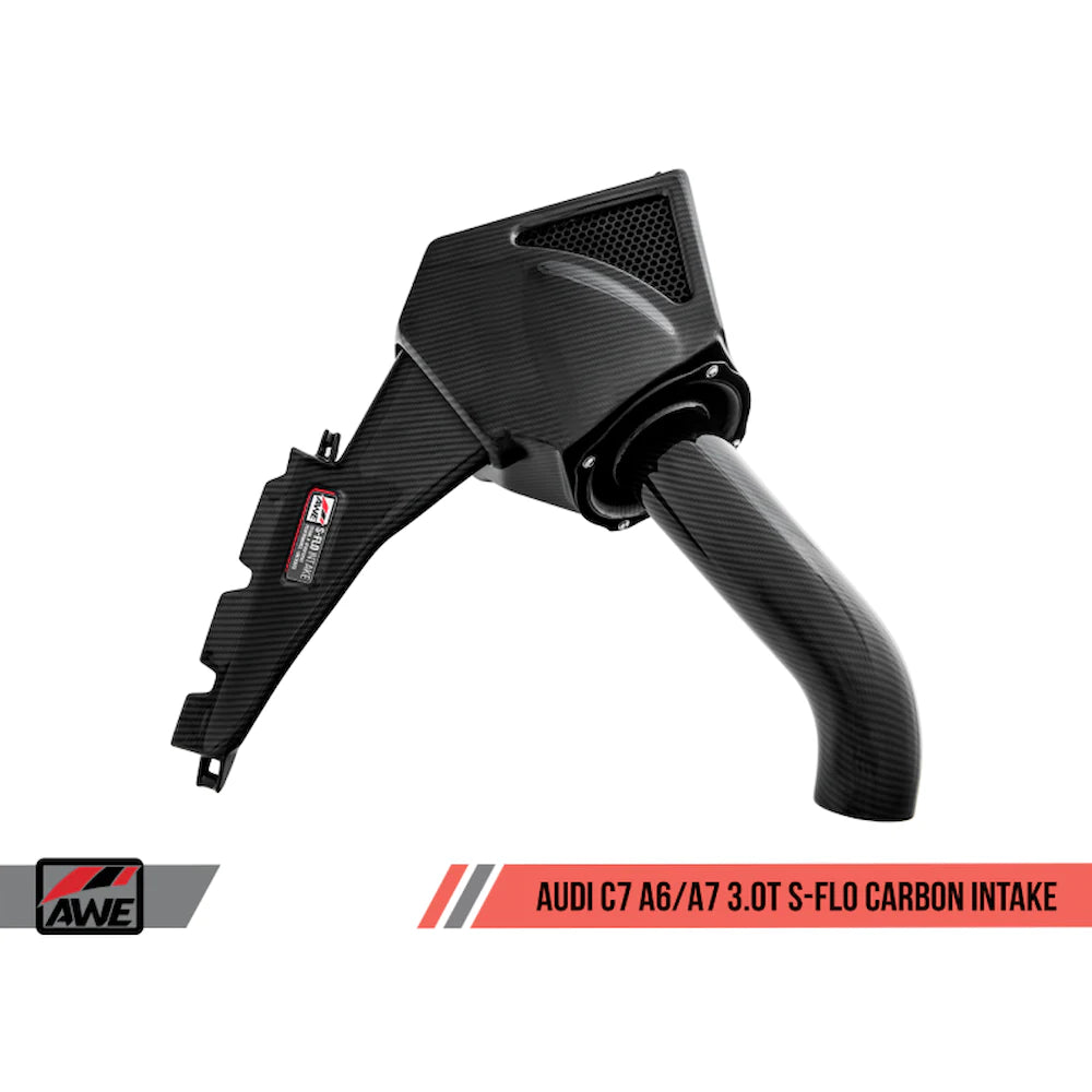 AWE Tuning Audi C7 A6 / A7 3.0T S-FLO Carbon Intake V2 - product view 4 - AWE part 2660-15022