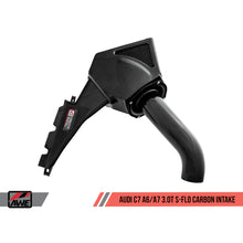 Load image into Gallery viewer, AWE Tuning Audi C7 A6 / A7 3.0T S-FLO Carbon Intake V2 - product view 4 - AWE part 2660-15022