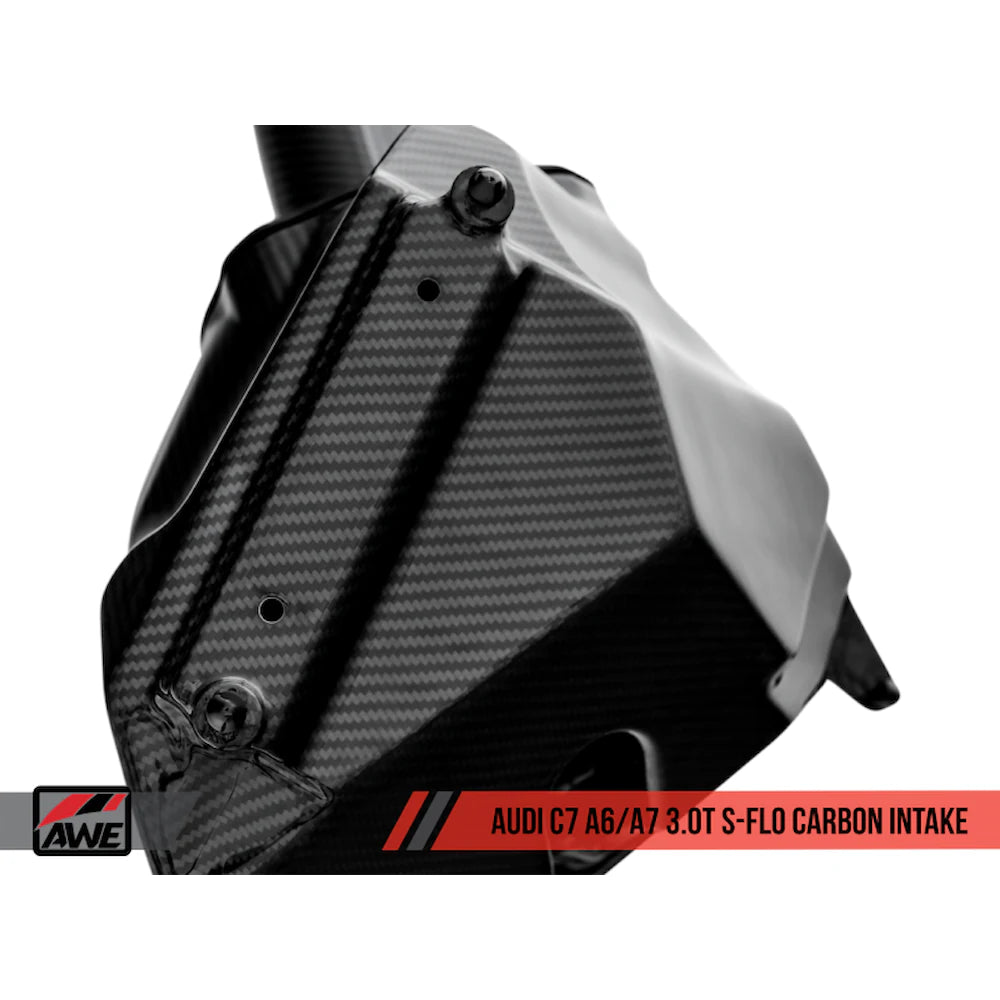 AWE Tuning Audi C7 A6 / A7 3.0T S-FLO Carbon Intake V2 - product view 5 - AWE part 2660-15022
