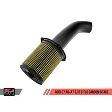 Load image into Gallery viewer, AWE Tuning Audi C7 A6 / A7 3.0T S-FLO Carbon Intake V2 - product view 8 - AWE part 2660-15022
