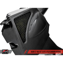 Load image into Gallery viewer, AWE Tuning Audi C7 A6 / A7 3.0T S-FLO Carbon Intake V2 - product view 9 - AWE part 2660-15022
